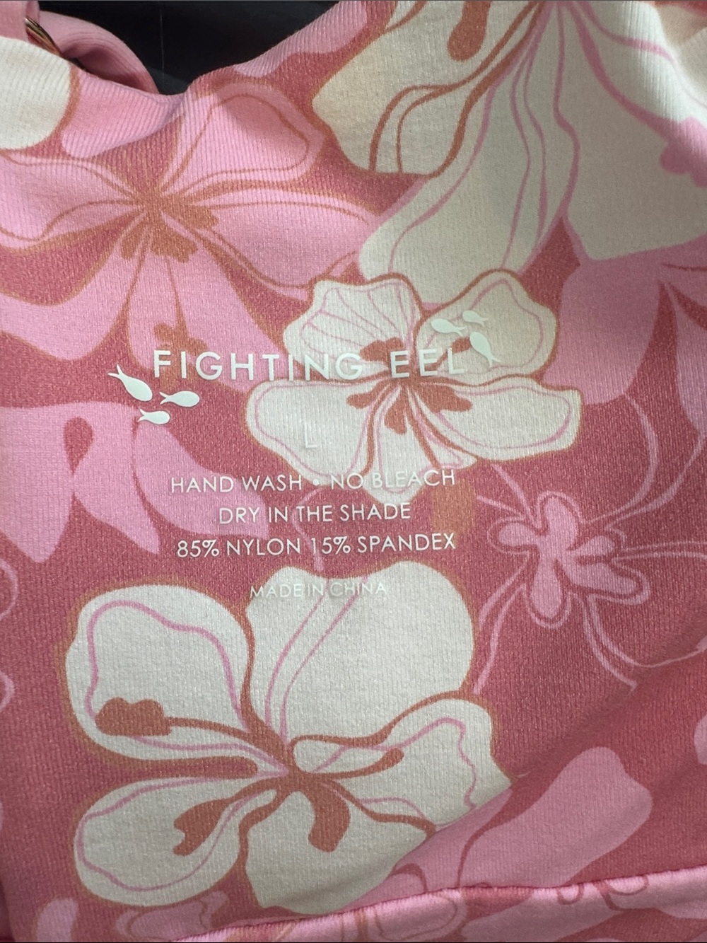 Fighting Eel Pink Floral Romper - Picture 4 of 4